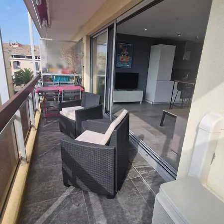 Apartment 2 Pieces Climatise, Parking Prive, Centre Sainte-maxime, Animaux Acceptes - Fr-1-780-26